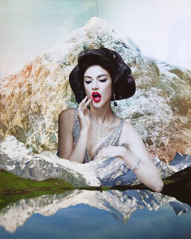 Original Surrealism Popular culture Collage by Monica Presti