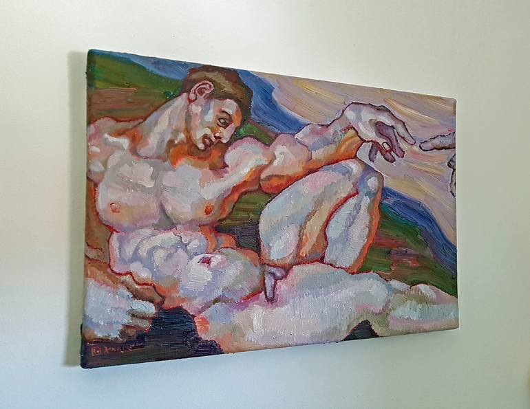 Original Expressionism Nude Painting by Khairzul Ghani