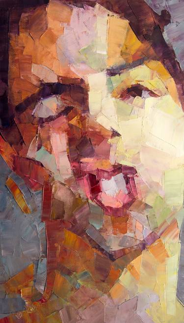Original Abstract Expressionism Portrait Paintings by Khairzul Ghani