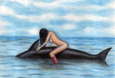 Print of Surrealism Erotic Paintings by Marco Magnani