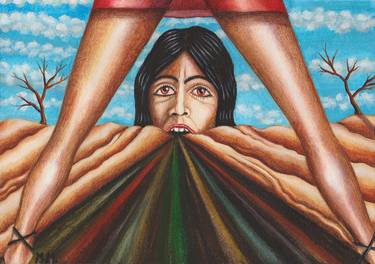 Print of Surrealism Erotic Paintings by Marco Magnani