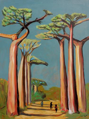 Print of Surrealism Tree Paintings by Svetlin Kolev