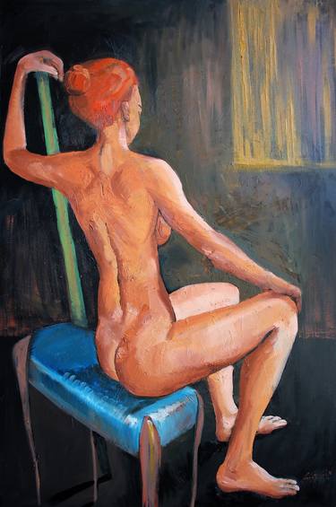 Original Figurative Nude Paintings by Svetlin Kolev
