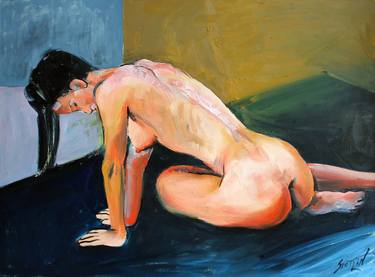 Print of Figurative Nude Paintings by Svetlin Kolev
