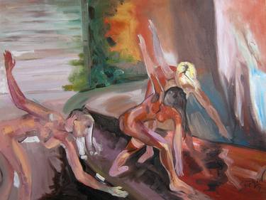 Print of Realism Nude Paintings by Svetlin Kolev