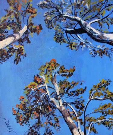 Original Realism Tree Paintings by Svetlin Kolev