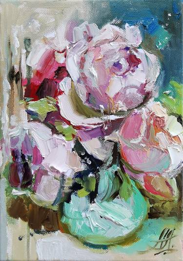 Original Impressionism Floral Paintings by Annet Loginova