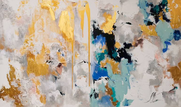 Original Abstract Expressionism Abstract Painting by Annet Loginova