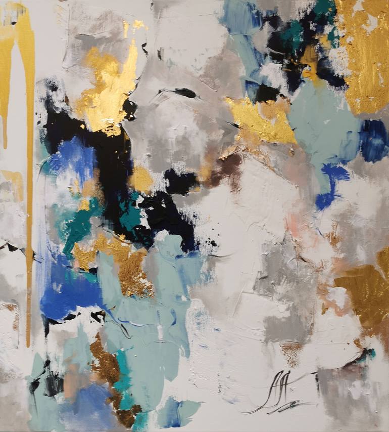 Original Abstract Expressionism Abstract Painting by Annet Loginova