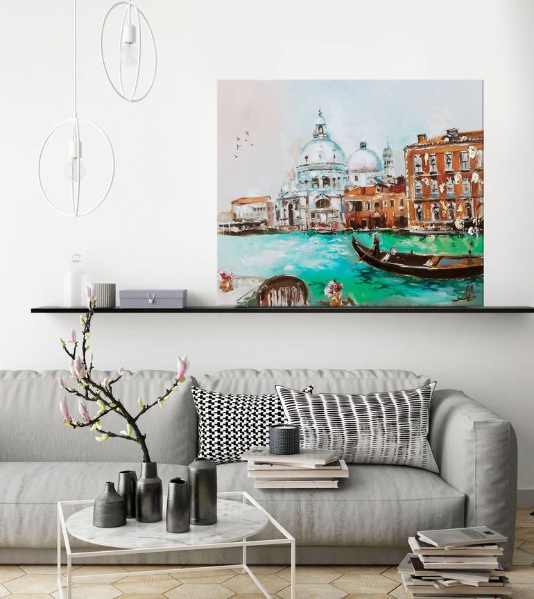 Venice, Town painting Painting by Annet Loginova | Saatchi Art