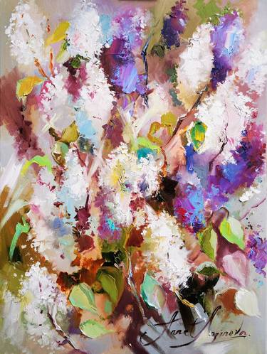Print of Abstract Expressionism Nature Paintings by Annet Loginova
