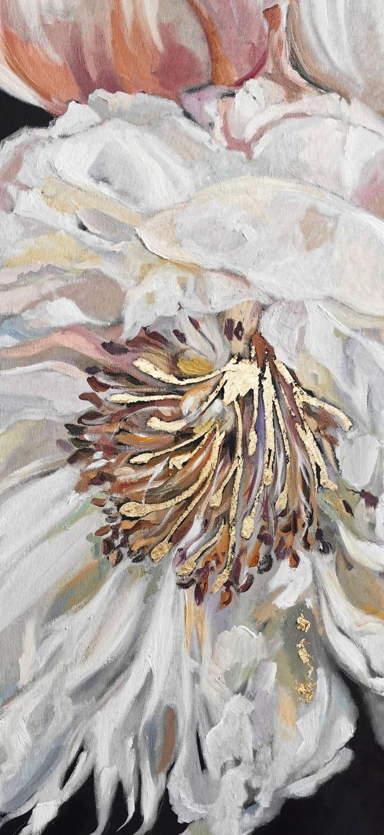 Original Art Deco Floral Painting by Annet Loginova