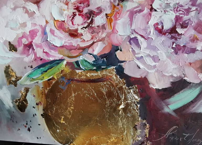 Original Fine Art Floral Painting by Annet Loginova