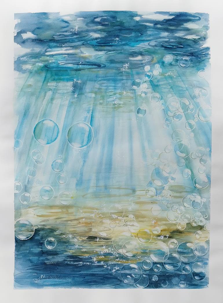 Original Impressionism Seascape Painting by Annet Loginova