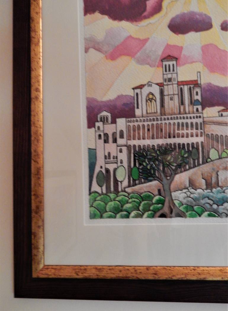 Original Illustration Landscape Painting by Neal Winfield