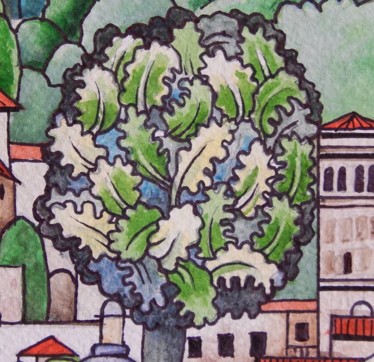 Original Illustration Landscape Painting by Neal Winfield