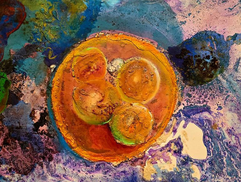Original Abstract Expressionism Abstract Painting by Ted Barr