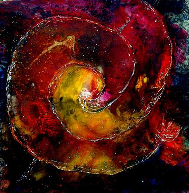 Original Abstract Expressionism Outer Space Paintings by Ted Barr