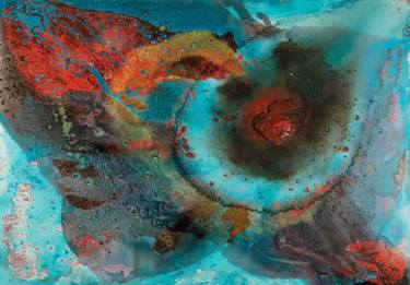 Print of Abstract Expressionism Outer Space Paintings by Ted Barr