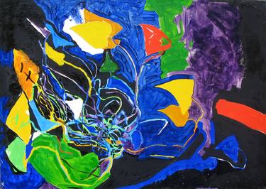 Print of Abstract Expressionism Botanic Paintings by Iosif Mladin