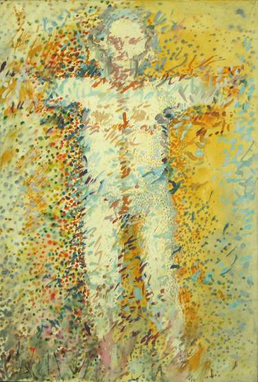 Print of Abstract Expressionism Men Paintings by Iosif Mladin