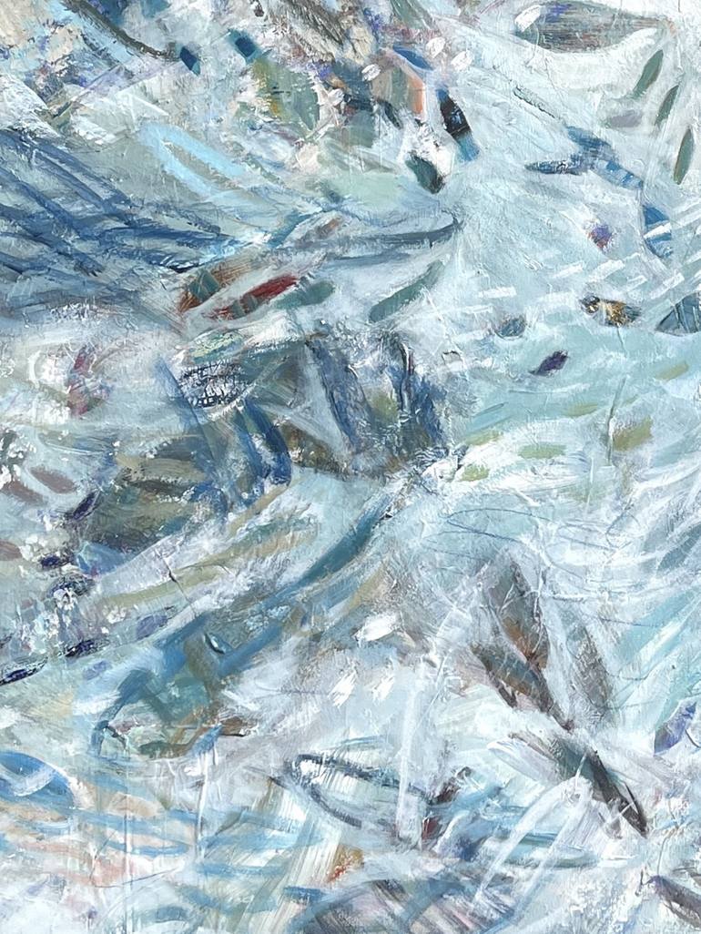 Original Sealife Abstract Painting by Vivian Borsani