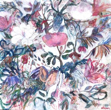 Original Abstract Floral Paintings by Vivian Borsani