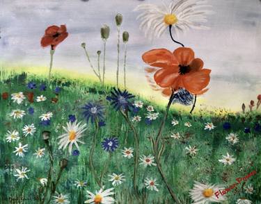 Print of Realism Floral Paintings by Franz Ehrl