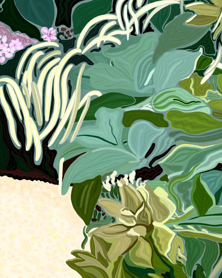 Original Fine Art Botanic Digital by Evan Sklar