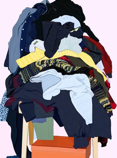 Clothes Piled On Chair thumb