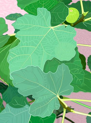 Original Contemporary Botanic Digital by Evan Sklar