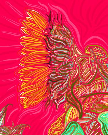 Original Contemporary Botanic Digital by Evan Sklar