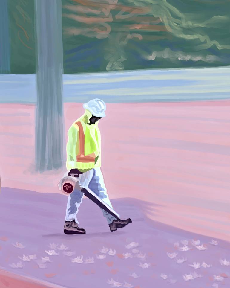 Original Color Field Painting Landscape Digital by Evan Sklar