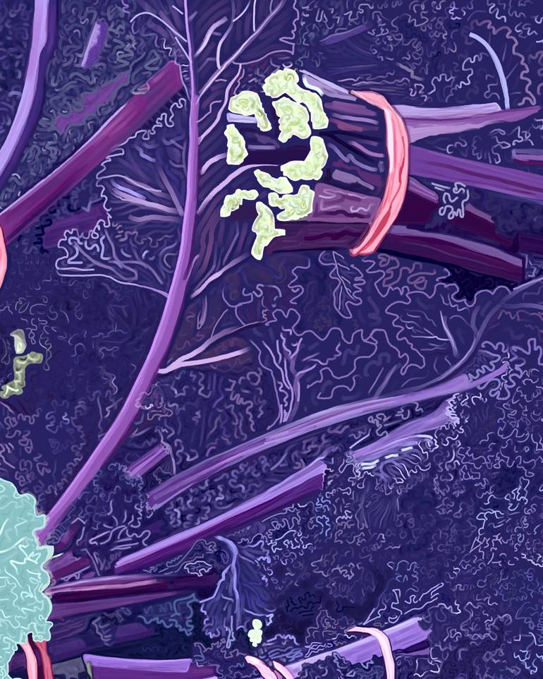 Original Color Field Painting Food & Drink Digital by Evan Sklar