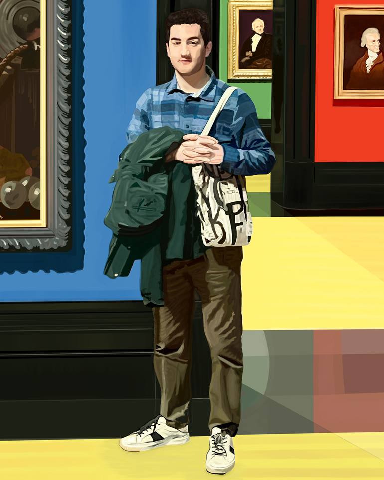 Original Contemporary Men Digital by Evan Sklar