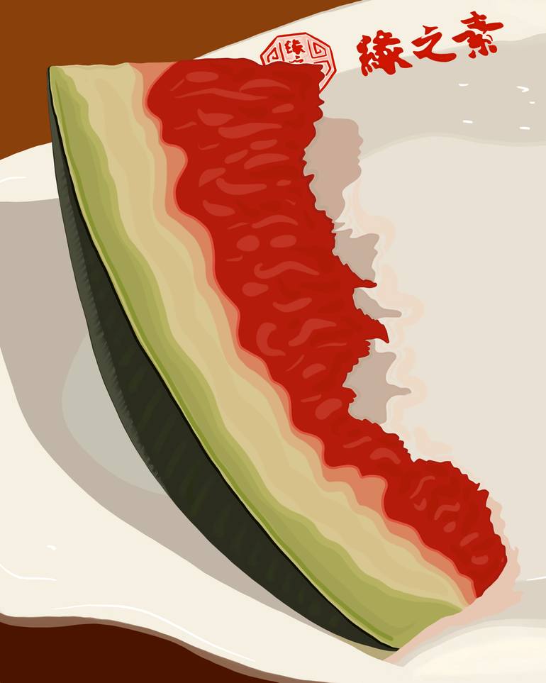 Original Photorealism Food & Drink Drawing by Evan Sklar