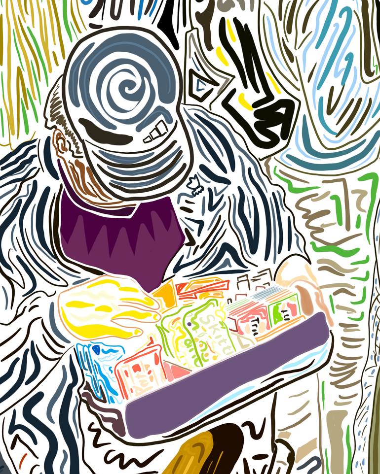Original Contemporary Cities Drawing by Evan Sklar