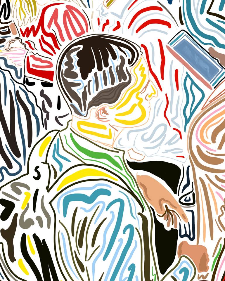 Original Contemporary Cities Drawing by Evan Sklar