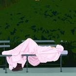 Pink Blanket Prospect Park by Evan Sklar