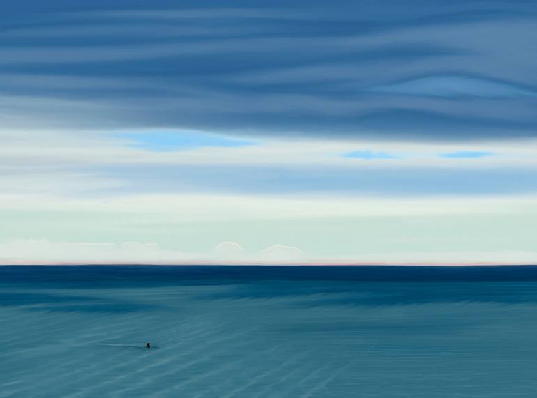 Original  Drawing by evan sklar