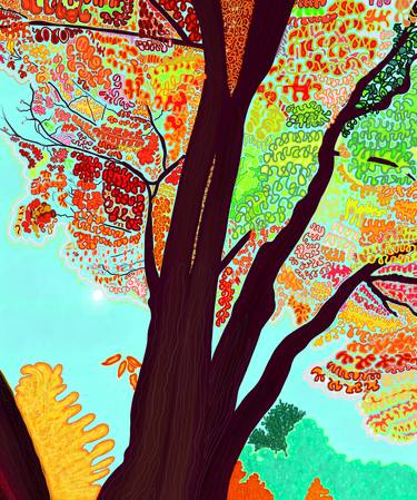 Original Fine Art Tree Digital by Evan Sklar