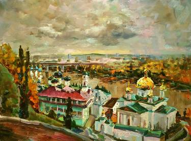Original Expressionism Landscape Paintings by Nina Silaeva