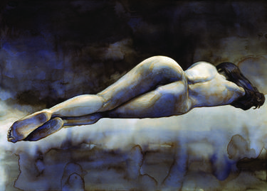 Original Nude Painting by Dimitris Koskinas