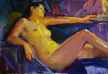 Original Impressionism Nude Paintings by Tetiana Ivanova
