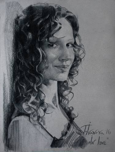 Original Portraiture Portrait Drawings by Tetiana Ivanova