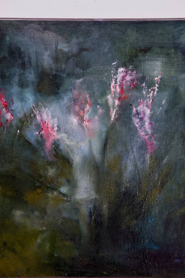 Original Abstract Botanic Painting by Renata Retrova