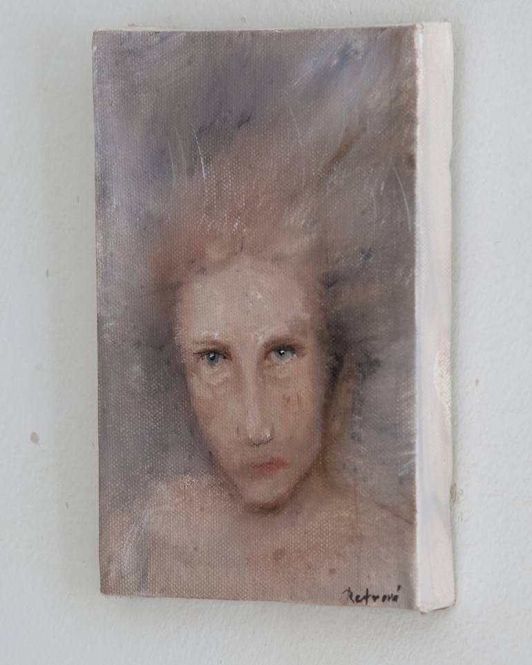 Original Contemporary Portrait Painting by Renata Retrova