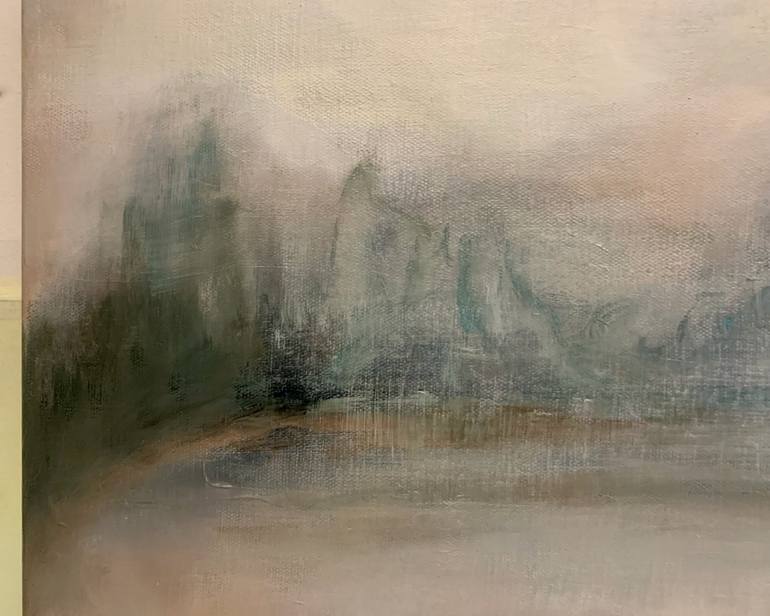 Original Abstract Expressionism Landscape Painting by Renata Retrova