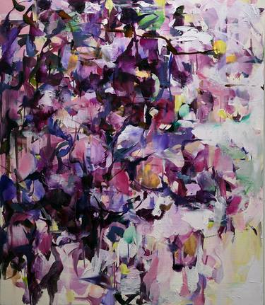 Print of Abstract Floral Paintings by HYUNJU KIM