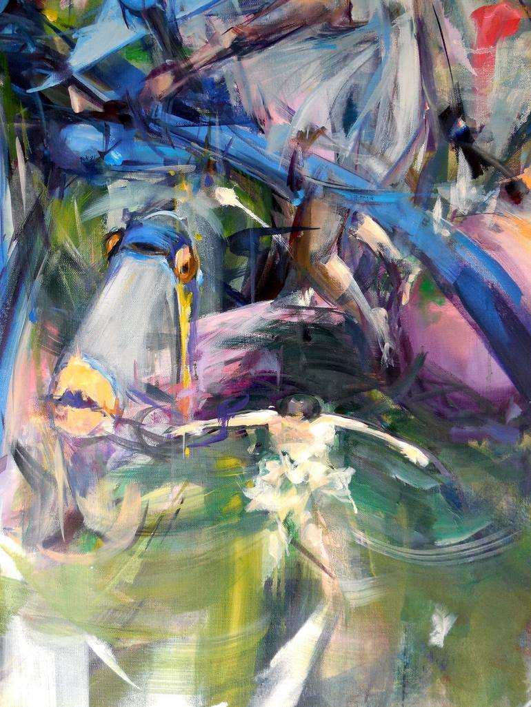 Original Expressionism Fantasy Painting by Hyunju Kim